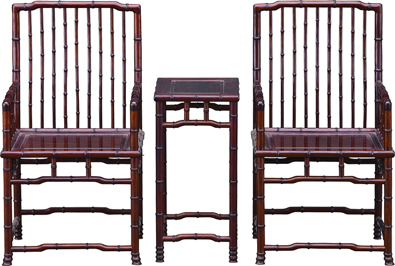 竹节笔梗椅带几