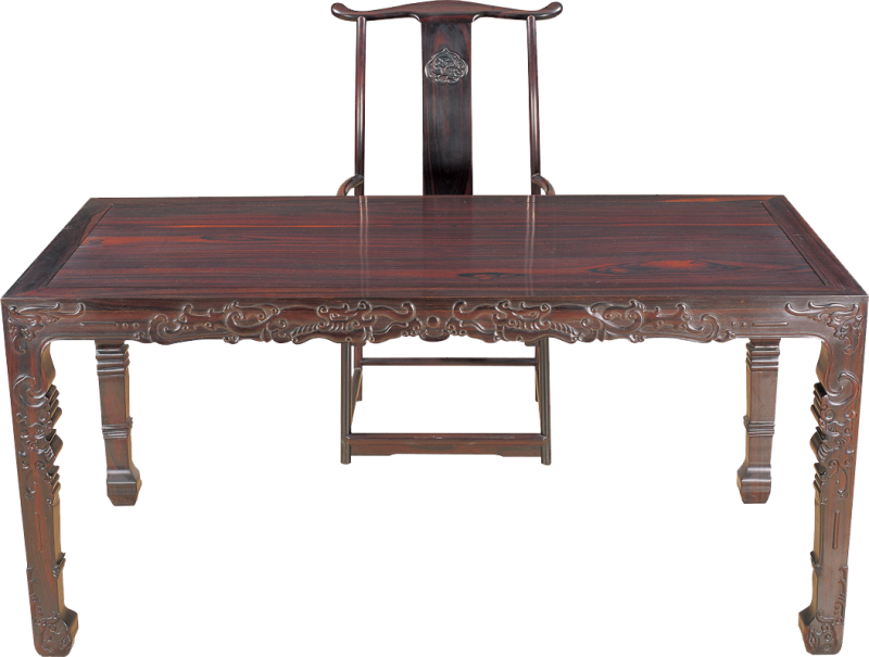 四面平浮雕画案