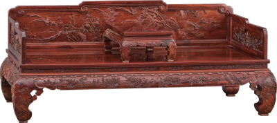 花鸟纹罗汉床