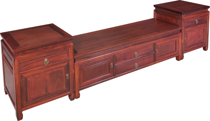 束腰三拼电视柜