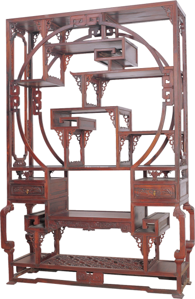 圆洞形博古架（单个）